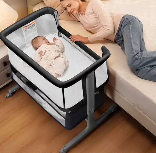 Bassinet for Newborn with Large Storage Basket