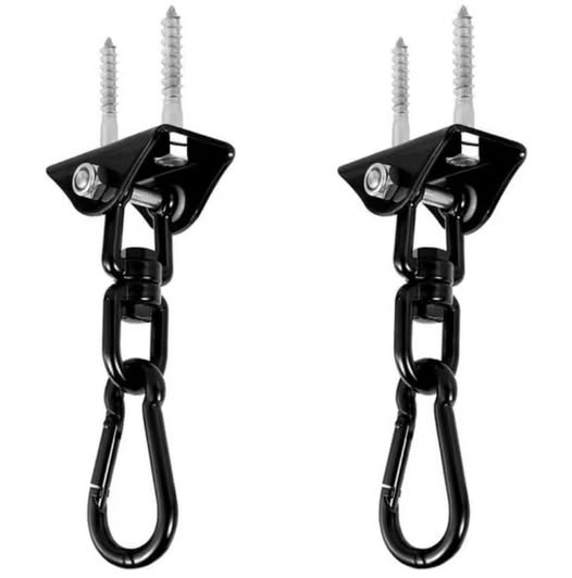 2-Piece 1000 lb Heavy-Duty 360° Swivel Swing Hangers