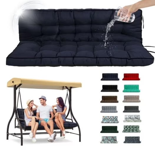 55" 4" Thick Waterproof Porch Swing Replacement Cushion