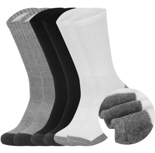 Cushion Crew Socks Sports Work Socks Athletic Crew Socks for Men