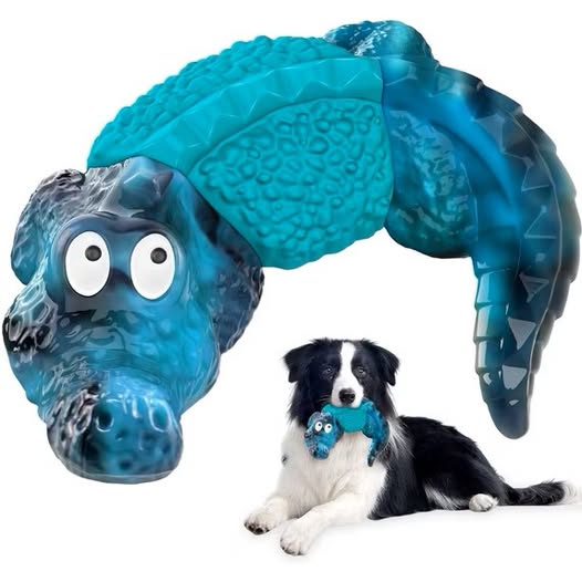 Indestructible Crocodile Chew Toy for Aggressive Chewers