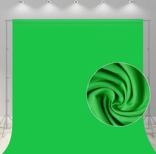 Collapsible 7 ft x 10 ft Polyester Chroma Key Backdrop
