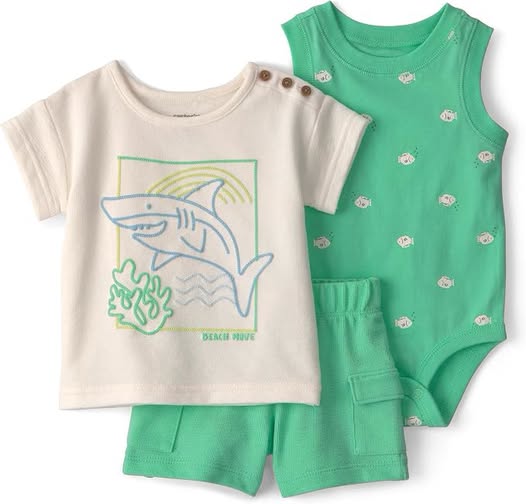 Baby Boys' 3-piece Short Set