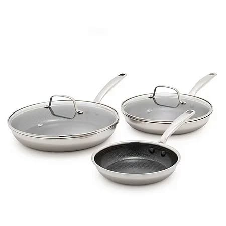 Diamond Bond 5-Piece Non-Stick Frying Pans Set