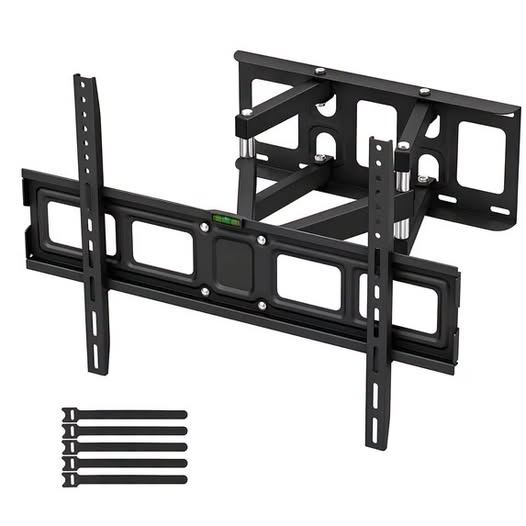 Full-Motion TV Wall Mount for 32–90" TVs, VESA 600x400mm