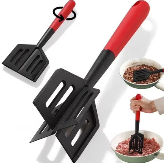 2-in-1 Meat Chopper & Spatula for Ground Meat and Potatoes