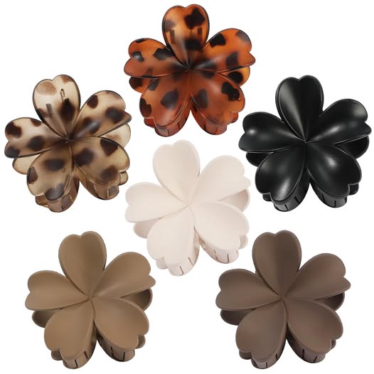 Flower Hair Claw Clips for Women