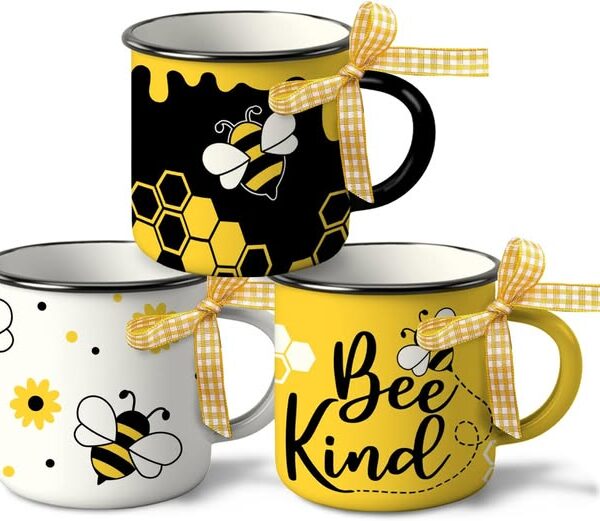 Bumble Bee Themed Spring Summer Mini Coffee Mug