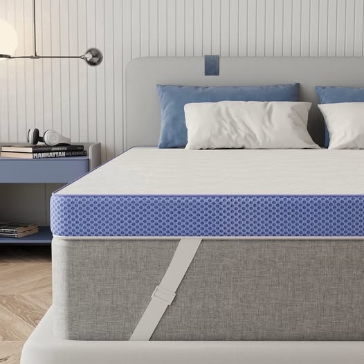 3" Gel Memory Foam Mattress Topper with Washable Cover