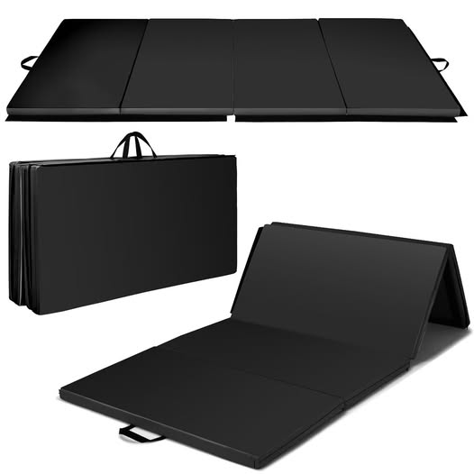 4' x 8' Folding Gymnastics Mat with EPE Foam