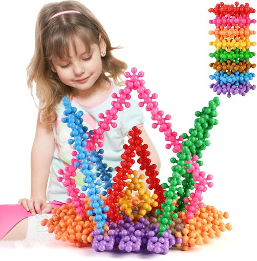 200-Piece Interlocking Building Blocks STEM Set for Kids 3+