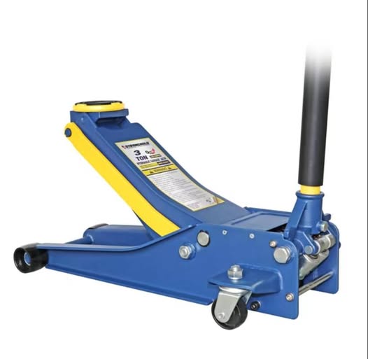 3-Ton Low Profile Steel Floor Jack with Dual Hydraulic Pump