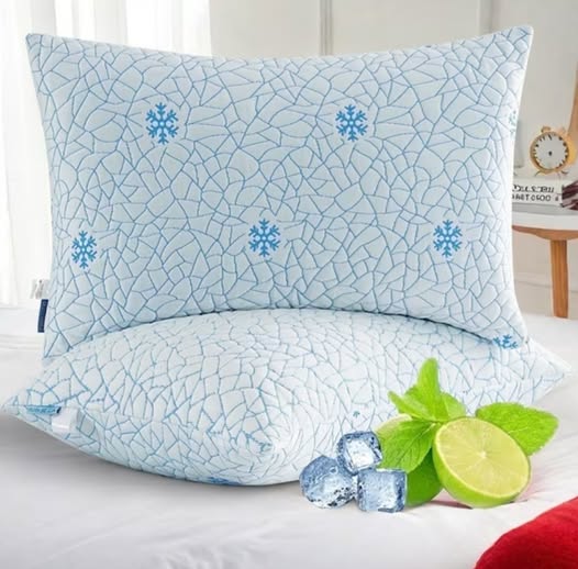 2-Pack Cooling Adjustable Memory Foam Queen Pillows