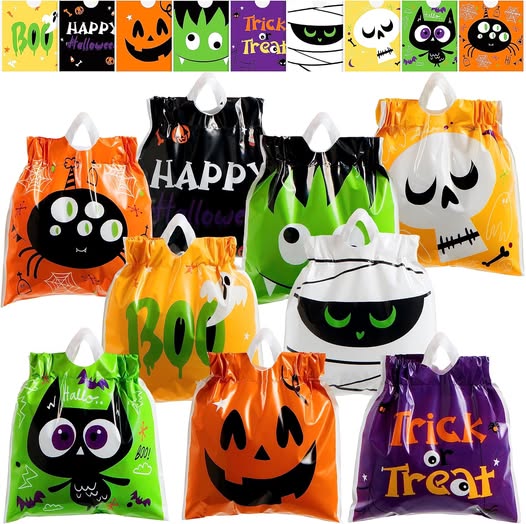 Mini Halloween Goodie Candy Bags