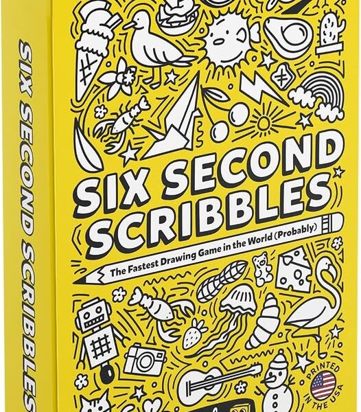 Six Second Scribbles Fast-Paced Family Drawing Game