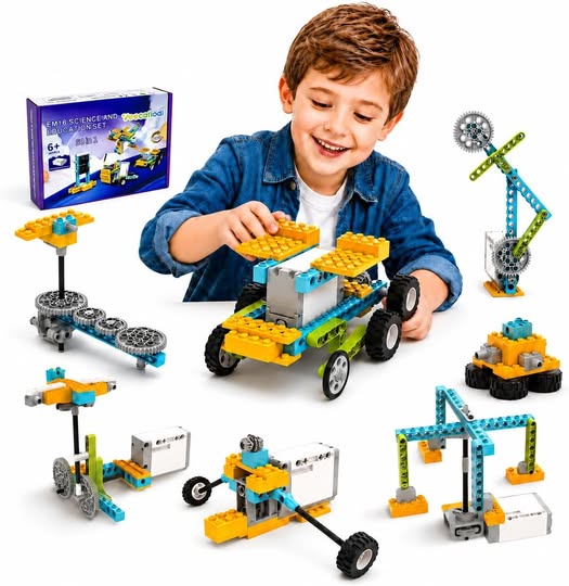 50% 0FF 50-in-1 Motorized STEM Building & Engineering Kit for Kids