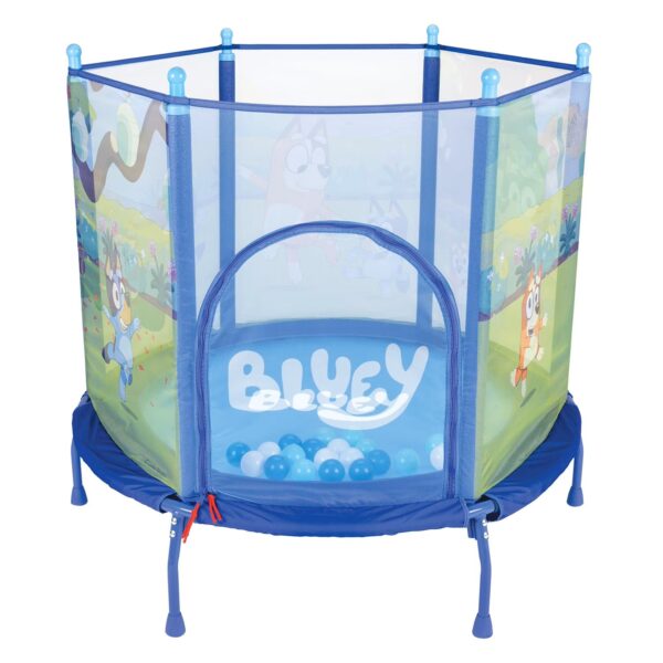 Sam's Club Super Sale -Bluey 4' Kids Trampoline with Soft Play Balls $52.50