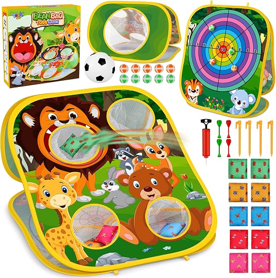 Animal Bean Bag Toss Game