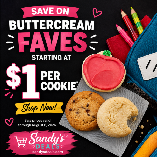 Cheryl's Cookies Buttercream Cookies starting at just $1