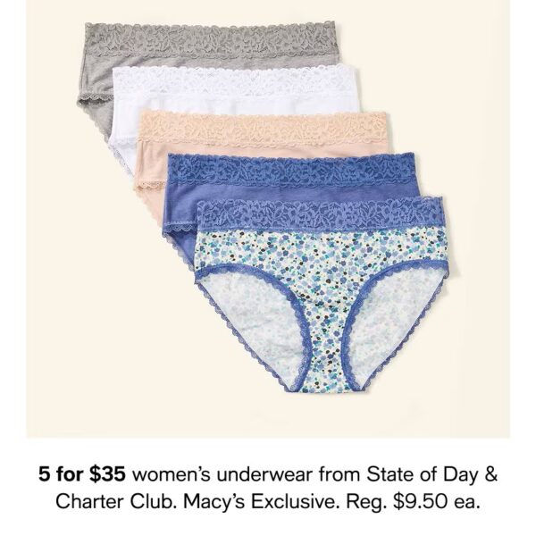 Macy's 5 for $35