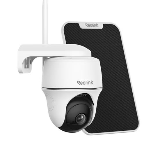 Reolink Argus PT 5MP Solar Pan-Tilt Outdoor Security Camera with Smart Detection