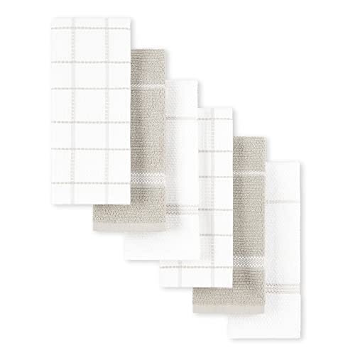 43% Off 6-Pack Linen Waffle Kitchen Towels, 16" x 28"