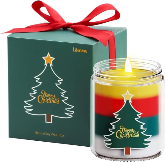 Vanilla Scented Soy Wax Aromatherapy Candle for Women