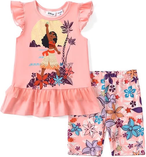Disney Toddler Girls' 2-Piece Long Sleeve Shirt & Leggings Set