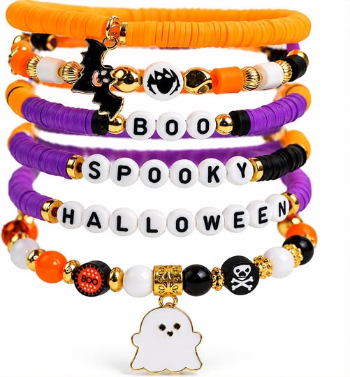 50% 0FF 6-Pack Halloween Party Bracelets