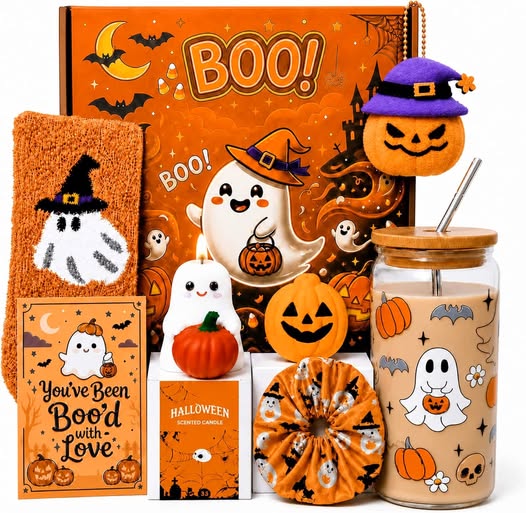 Halloween Boo Basket Stuffers for Teen Girls & Women
