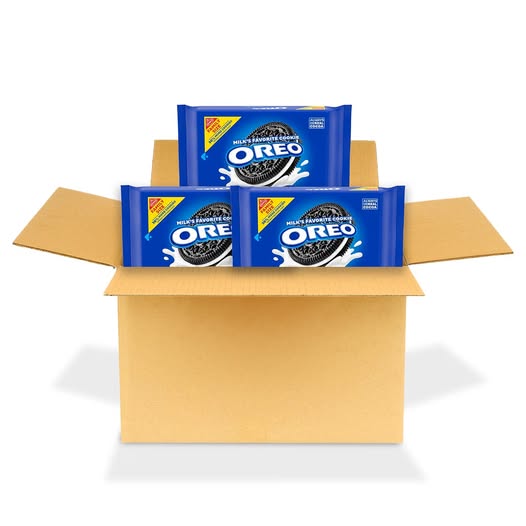 OREO Chocolate Sandwich Cookies, Family Size, 3-Pack