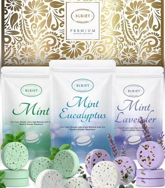 Shower Steamers Aromatherapy, 18-Pack, Eucalyptus, Mint & Lavender